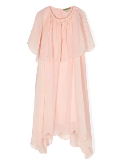 Stella Mccartney Kids' Layered-design Dress In Pink