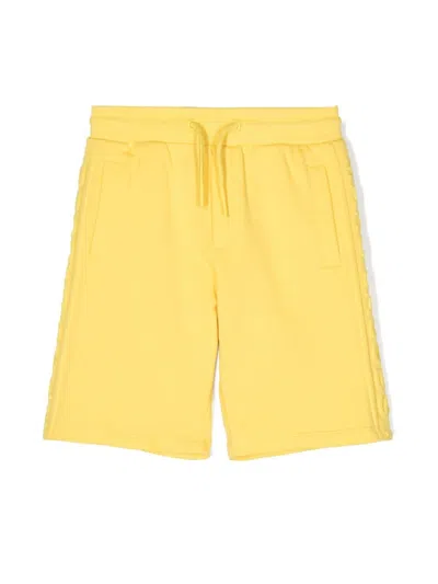 Marc Jacobs Kids' Jumbled Logo Bermuda Shorts (4-12+ Years) In Yellow