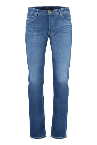Handpicked 5-pocket Straight-leg Jeans In Denim