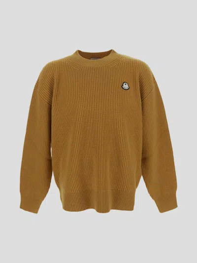 Moncler Genius Moncler X Palm Angels Jumpers In Brown