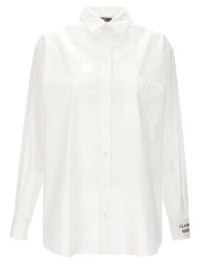 Moschino Poplin Shirt In White