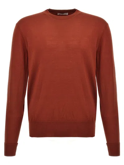 Pt Torino Merino Wool Sweater In Red
