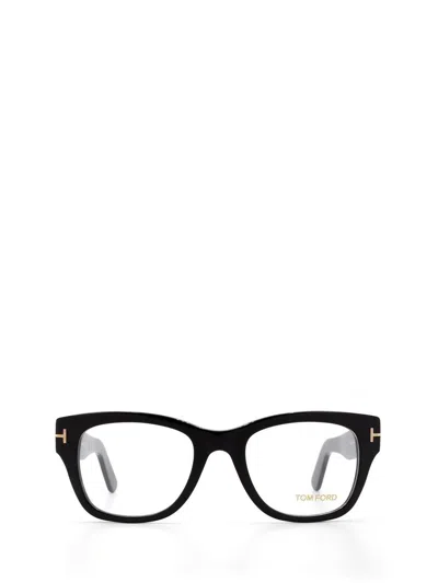 Tom Ford Eyewear Eyeglasses In Tortoise-amber