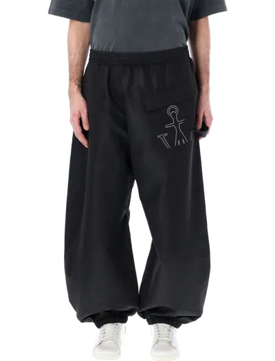 Jw Anderson J.w. Anderson Twisted Jogger Pants In Black