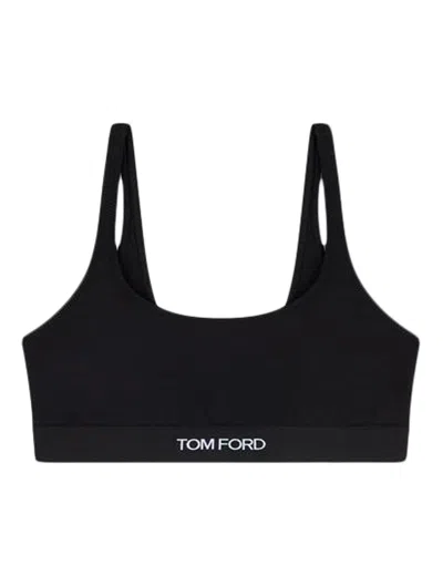 Tom Ford Underwear Bra Knitted In Black