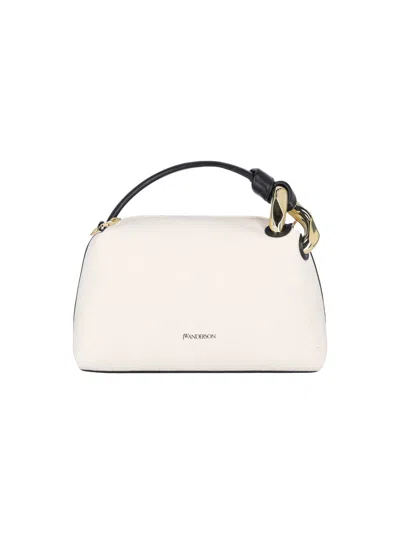 Jw Anderson The Chain Shoulder Bag In Cream