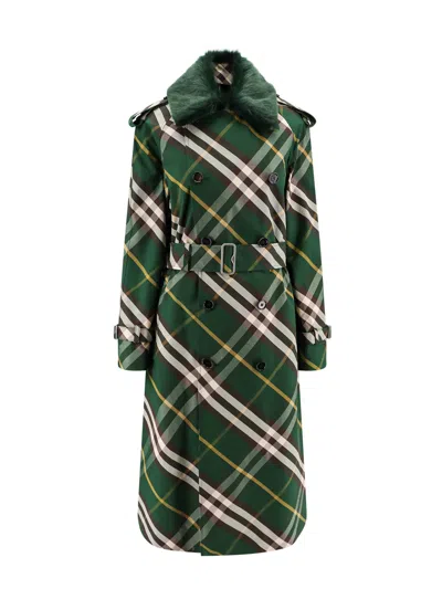 Burberry Trench In Green