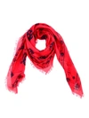 ALEXANDER MCQUEEN SKULL PATTERNED SCARF,7858688