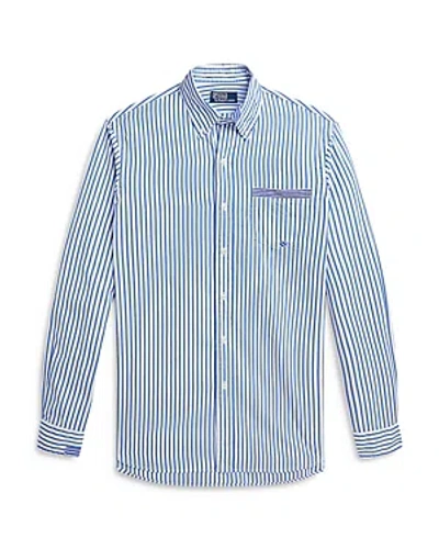 Polo Ralph Lauren Men's Striped Poplin Button-up Shirt In Stripe Mending