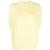Jil Sander Cashmere Top In Yellow