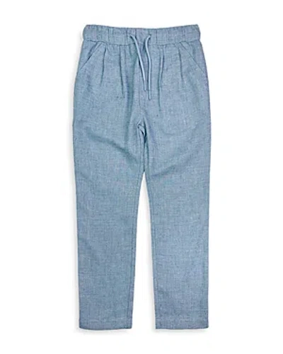 Appaman Boys' Resort Cotton Pleated Trousers - Little Kid, Big Kid In Blue Chambray