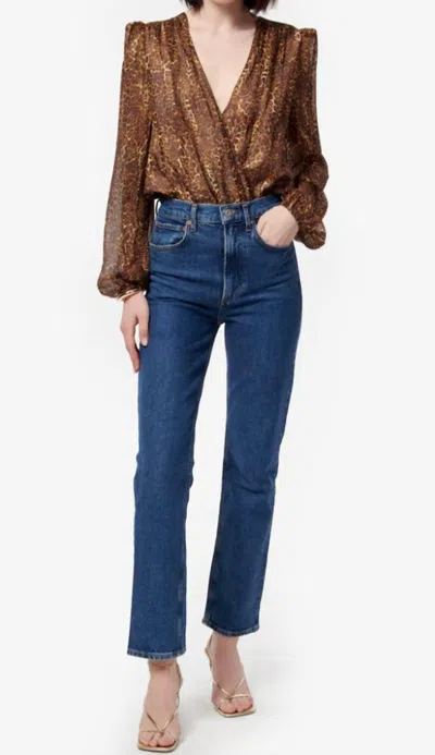 Cami Nyc Isa Bodysuit In Animal Print In Multi
