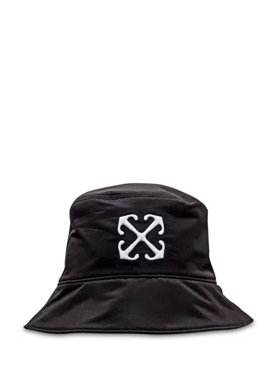 Off-white Arrow Hat In Black White