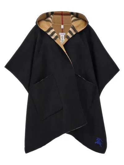 Burberry Cashmere Cape In Multicolor