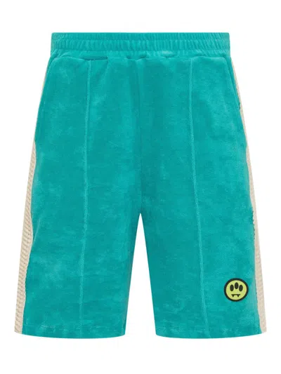 Barrow Cotton Shorts In Blue