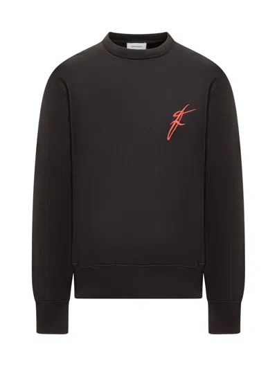Ferragamo F Sweatshirt In Black