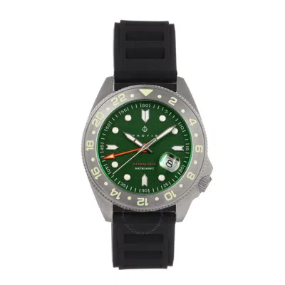 Nautis Global Dive Green Dial Men's Watch 18093r-d In Black / Green