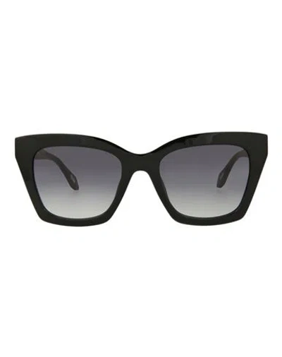 Just Cavalli Cat Eye-frame Acetate Sunglasses In Black