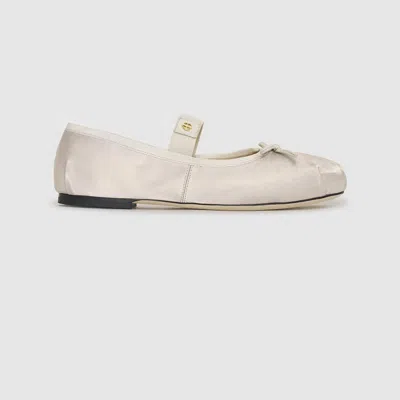 Anine Bing Jolie Flats In Champagne In Yellow
