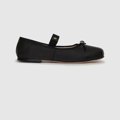 Anine Bing Jolie Flats In Black