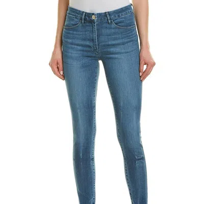 3x1 Women's W3 Channel Seam Helena Skinny Jeans In Blue