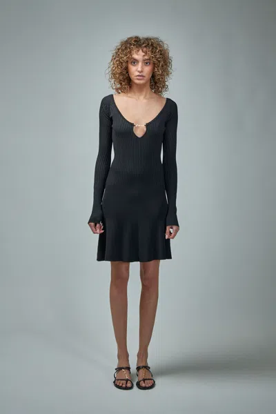 Jacquemus La Mini Robe Pralu Minidress In Black
