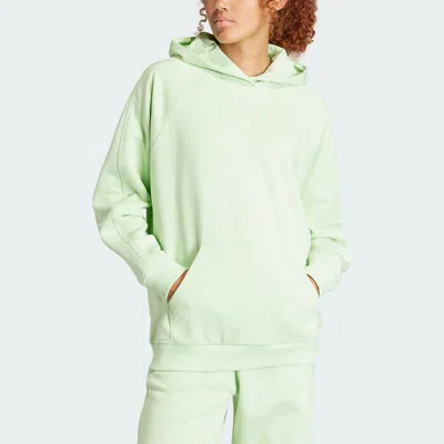 Adidas Originals Womens Adidas All Szn Fleece Boyfriend Hoodie In Semi Green Spark