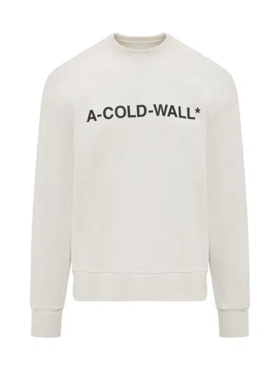A-cold-wall* A-cold-wall Sweatshirt Crew Neck In White