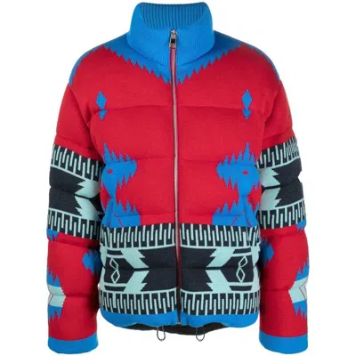 Alanui Outerwears In Red/blue
