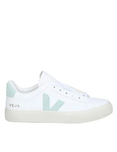Veja Sneakers Campo Color White In White/matcha