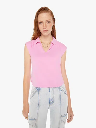 Mother The Shape Up T-shirt Rosebloom T-shirt In Pink - Size Medium