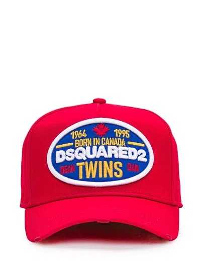 Dsquared2 Cappelli Rosso In Red