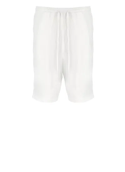 120% Lino Shorts White