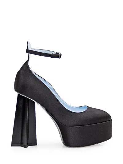 Chiara Ferragni Star Heel Shoe In Black