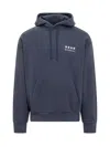 Givenchy Men's 4g Boxy Fit Hoodie In Fleece In Deep Blue