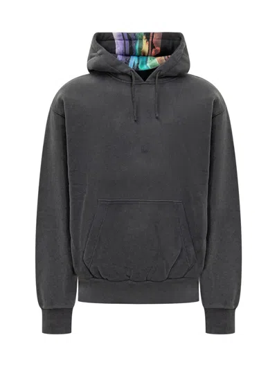 Givenchy Cotton Sweatshirt With Front Pouch Pocket In Black