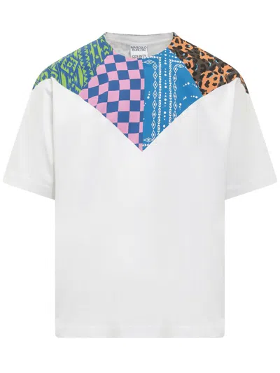 Marcelo Burlon County Of Milan Mix&match Printed T-shirt In White
