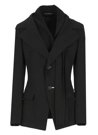 Yohji Yamamoto Jackets Black