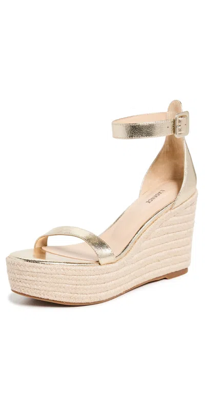 L Agence Avice Wedges Gold