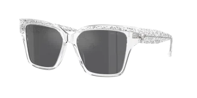 Jimmy Choo Woman Sunglasses Jc5003 In Grey Mirror Silver