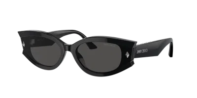 Jimmy Choo Woman Sunglasses Jc5015u In Dark Grey