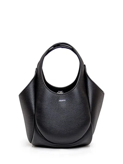 Coperni Bucket Swipe Leather Mini Bag In Black