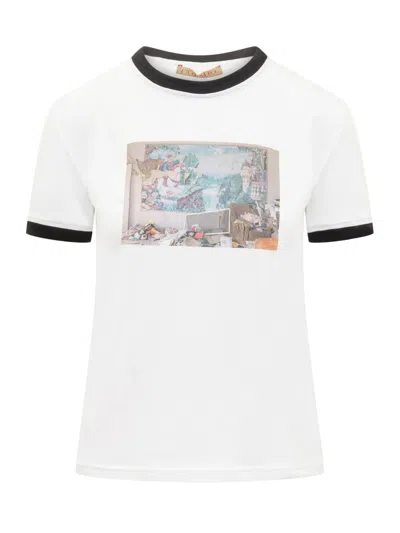 Cormio Basic T-shirt With Digital Print In White