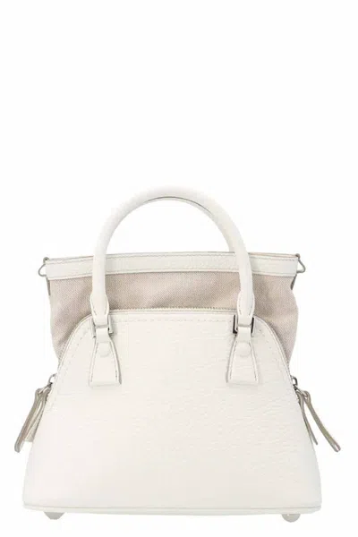 Maison Margiela 5ac Micro Shoulder Bag In White