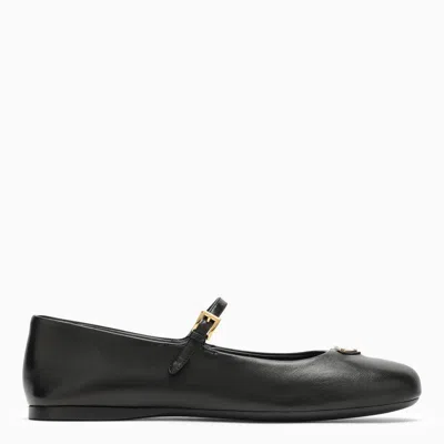 Prada Flat Shoes In Black