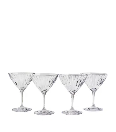 Soho Home Roebling Set Of 4 Cocktail Glasses In Clear