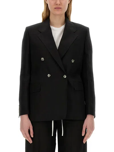 Paul Smith Double-breasted Blazer In Black