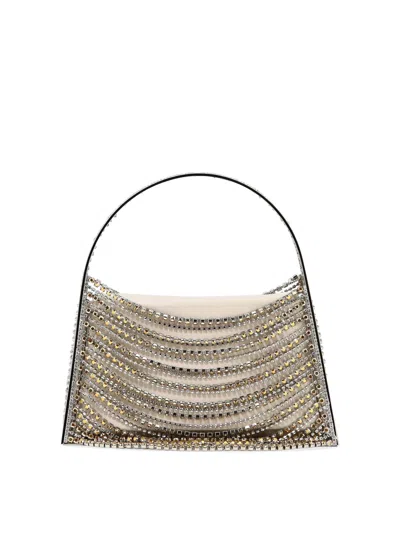 Benedetta Bruzziches Womens Silver Lucia In The Sky Embellished Brass Shoulder Bag In 银