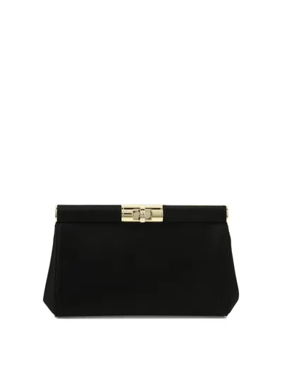Dolce & Gabbana Small Marlene Shoulder Bag In 黑色的