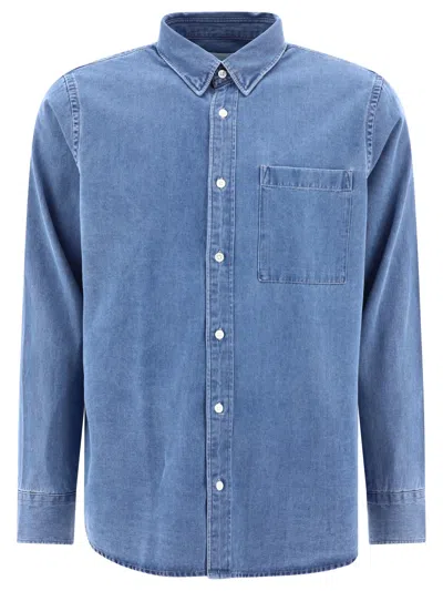 Nn07 Nn.07 "cohen" Shirt In Blue